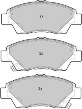 FREMAX FBP-1823 - Kit de plaquettes de frein, frein à disque cwaw.fr