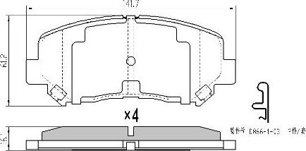 FREMAX FBP-1877 - Kit de plaquettes de frein, frein à disque cwaw.fr