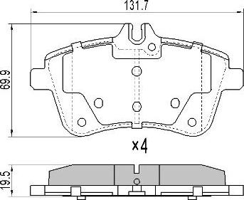 FREMAX FBP-1398 - Kit de plaquettes de frein, frein à disque cwaw.fr