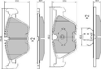 FREMAX FBP-1397 - Kit de plaquettes de frein, frein à disque cwaw.fr