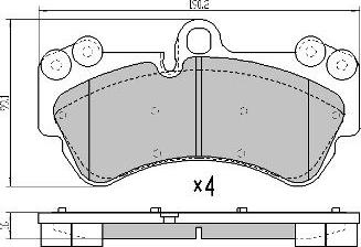 FREMAX FBP-1356 - Kit de plaquettes de frein, frein à disque cwaw.fr