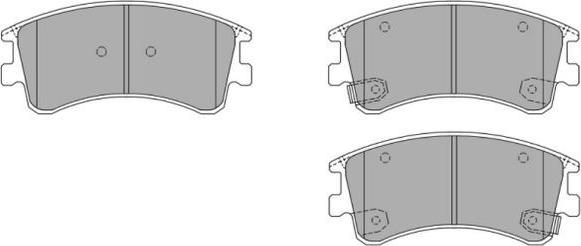 FREMAX FBP-1361 - Kit de plaquettes de frein, frein à disque cwaw.fr