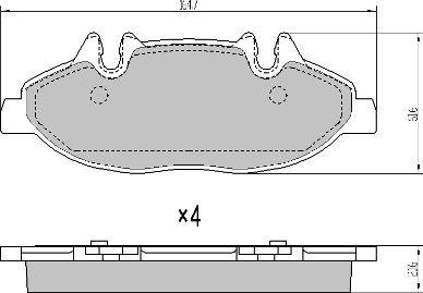 FREMAX FBP-1382 - Kit de plaquettes de frein, frein à disque cwaw.fr