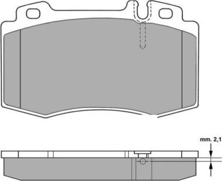 FREMAX FBP-1299 - Kit de plaquettes de frein, frein à disque cwaw.fr