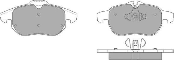 FREMAX FBP-1265 - Kit de plaquettes de frein, frein à disque cwaw.fr