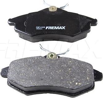 FREMAX FBP-1268 - Kit de plaquettes de frein, frein à disque cwaw.fr