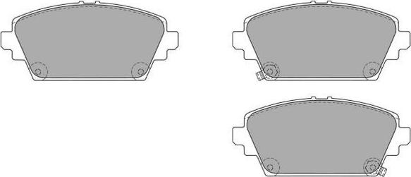 FREMAX FBP-1200 - Kit de plaquettes de frein, frein à disque cwaw.fr