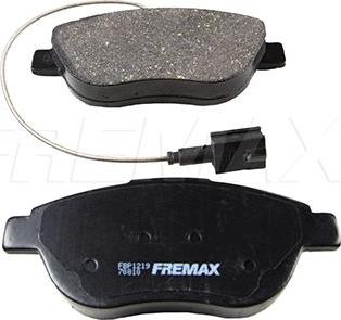 FREMAX FBP-1219 - Kit de plaquettes de frein, frein à disque cwaw.fr