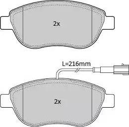 FREMAX FBP-1220 - Kit de plaquettes de frein, frein à disque cwaw.fr