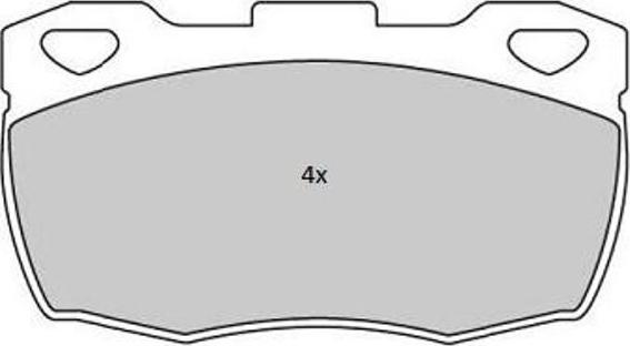 BOSCH BP1246 - Kit de plaquettes de frein, frein à disque cwaw.fr