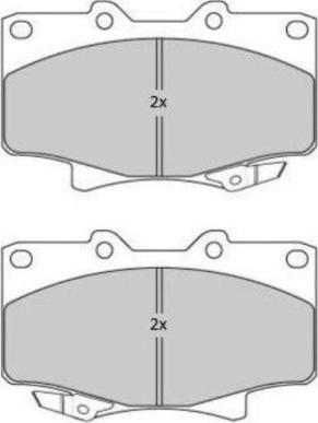 BENDIX 572253 - Kit de plaquettes de frein, frein à disque cwaw.fr