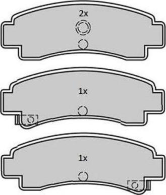 FREMAX FBP-1768 - Kit de plaquettes de frein, frein à disque cwaw.fr