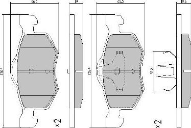 FREMAX FBP-1786 - Kit de plaquettes de frein, frein à disque cwaw.fr