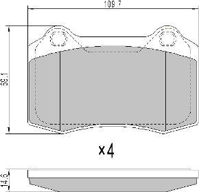 FREMAX FBP-1783 - Kit de plaquettes de frein, frein à disque cwaw.fr