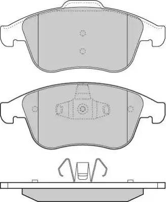 FREMAX FBP-1721 - Kit de plaquettes de frein, frein à disque cwaw.fr