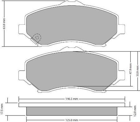 FREMAX FBP-1727 - Kit de plaquettes de frein, frein à disque cwaw.fr