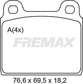 FREMAX FBP-2002 - Kit de plaquettes de frein, frein à disque cwaw.fr