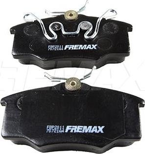 FREMAX FBP-2011 - Kit de plaquettes de frein, frein à disque cwaw.fr