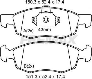 FREMAX FBP-2141 - Kit de plaquettes de frein, frein à disque cwaw.fr