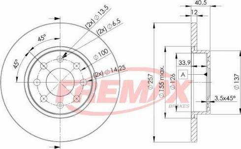 FREMAX FWI-5050 - Contact d'avertissement, usure des plaquettes de frein cwaw.fr