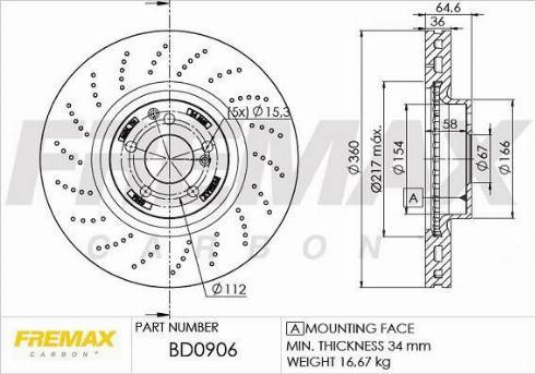 FREMAX FWI-5012 - Contact d'avertissement, usure des plaquettes de frein cwaw.fr