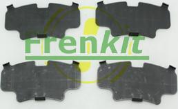 Frenkit 940024 - Transparent anti-bruit, plaquette de frein (panneau dorsal) cwaw.fr