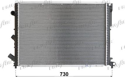 Frigair 0109.3014 - Radiateur, refroidissement du moteur cwaw.fr