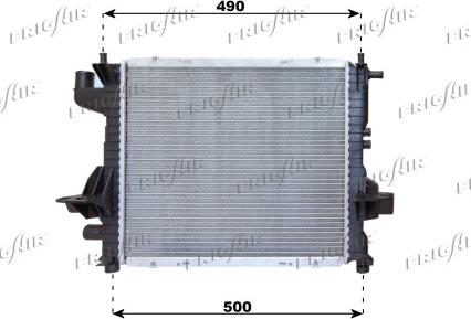 Frigair 0109.3084 - Radiateur, refroidissement du moteur cwaw.fr