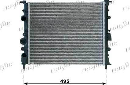 Frigair 0109.3080 - Radiateur, refroidissement du moteur cwaw.fr