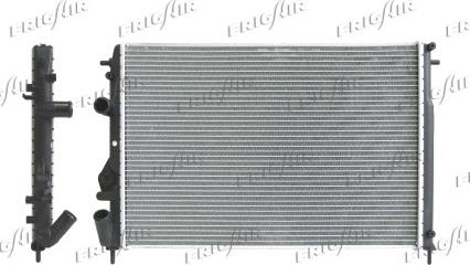 Frigair 0109.3088 - Radiateur, refroidissement du moteur cwaw.fr