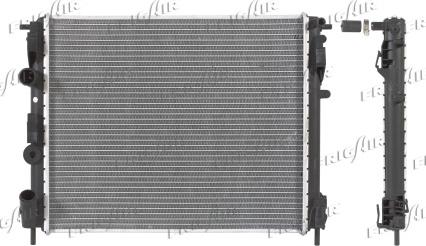 Frigair 0109.3072 - Radiateur, refroidissement du moteur cwaw.fr