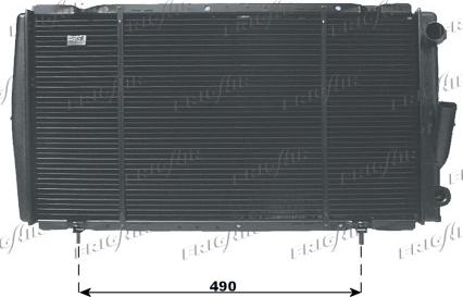 Frigair 0109.2045 - Radiateur, refroidissement du moteur cwaw.fr