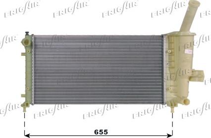 Frigair 0104.3049 - Radiateur, refroidissement du moteur cwaw.fr