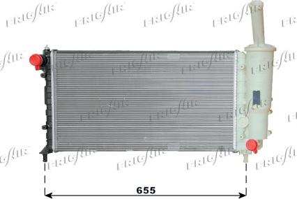 Frigair 0104.3012 - Radiateur, refroidissement du moteur cwaw.fr