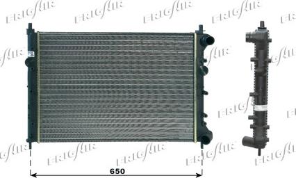 Frigair 0104.3031 - Radiateur, refroidissement du moteur cwaw.fr