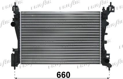 Frigair 0104.3158 - Radiateur, refroidissement du moteur cwaw.fr