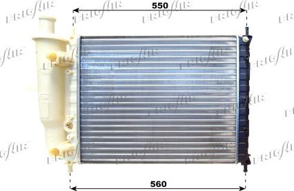 Frigair 0104.3124 - Radiateur, refroidissement du moteur cwaw.fr