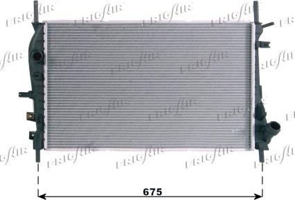 Frigair 0105.3086 - Radiateur, refroidissement du moteur cwaw.fr