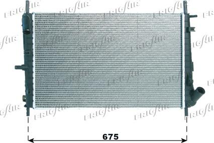 Frigair 0105.3076 - Radiateur, refroidissement du moteur cwaw.fr