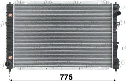 Frigair 0105.3105 - Radiateur, refroidissement du moteur cwaw.fr