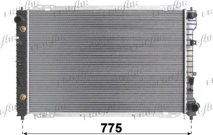 Frigair 0105.3108 - Radiateur, refroidissement du moteur cwaw.fr