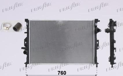 Frigair 0105.3107 - Radiateur, refroidissement du moteur cwaw.fr