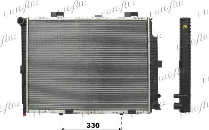 Frigair 0106.3065 - Radiateur, refroidissement du moteur cwaw.fr