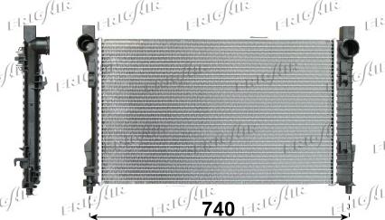 Frigair 0106.3086 - Radiateur, refroidissement du moteur cwaw.fr