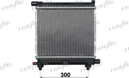 Frigair 0106.2089 - Radiateur, refroidissement du moteur cwaw.fr