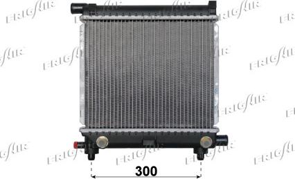 Frigair 0106.2088 - Radiateur, refroidissement du moteur cwaw.fr