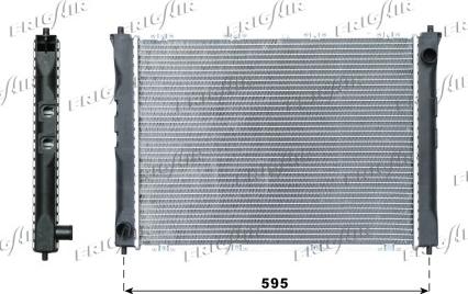 Frigair 0101.2042 - Radiateur, refroidissement du moteur cwaw.fr