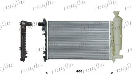 Frigair 0108.3047 - Radiateur, refroidissement du moteur cwaw.fr