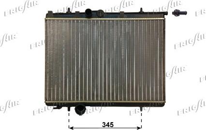 Frigair 0108.3085 - Radiateur, refroidissement du moteur cwaw.fr