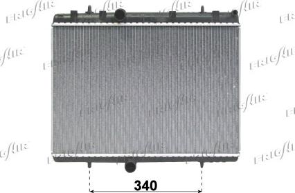 Frigair 0108.3075 - Radiateur, refroidissement du moteur cwaw.fr